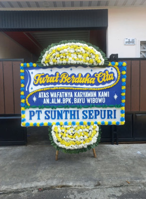 Papan Bunga Duka di Harundang