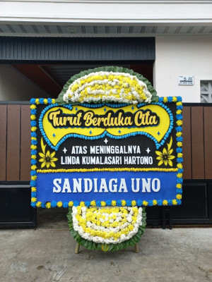 Papan Bunga Duka di Harundang